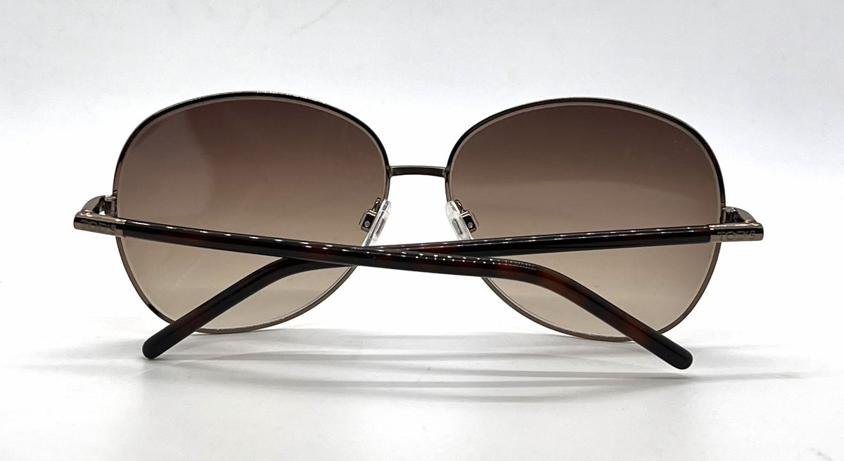 Tod's TO74 36F Gold Butterfly Sunglasses-Brown Gradient Lenses-Unworn-Italy