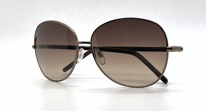 Tod's TO74 36F Gold Butterfly Sunglasses-Brown Gradient Lenses-Unworn-Italy