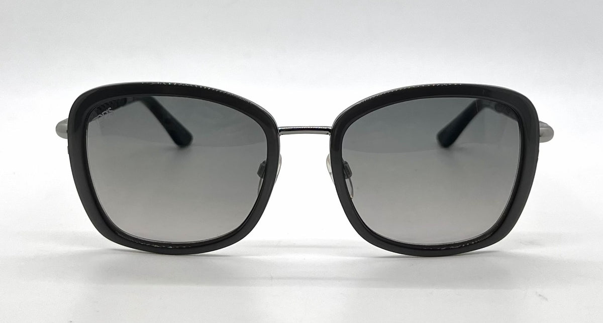 Tod's TO78 08B Grey Square Butterfly Sunglasses-Grey Gradient Lenses-Unworn-Italy