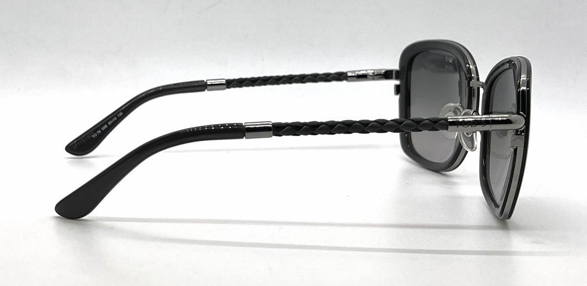 Tod's TO78 08B Grey Square Butterfly Sunglasses-Grey Gradient Lenses-Unworn-Italy