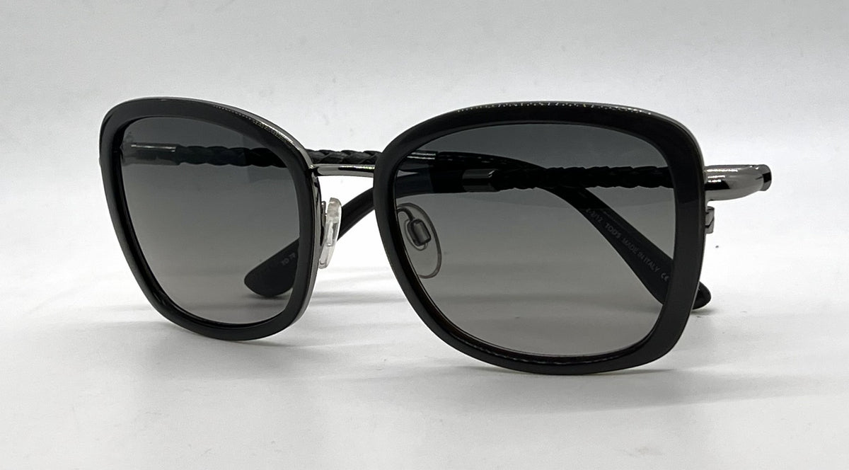 Tod's TO78 08B Grey Square Butterfly Sunglasses-Grey Gradient Lenses-Unworn-Italy