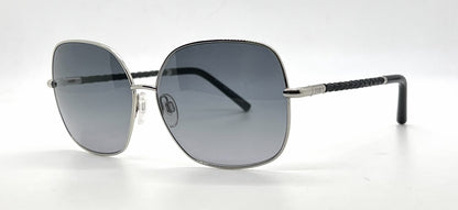 Tod's TO50 16B Silver Butterfly Sunglasses-Grey Gradient Lenses-Unworn-Italy