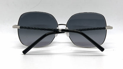 Tod's TO50 16B Silver Butterfly Sunglasses-Grey Gradient Lenses-Unworn-Italy