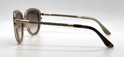 Tod's TO0079 56F Tortoise Gold Butterfly Sunglasses-Brown Gradient Lenses-Unworn-Italy