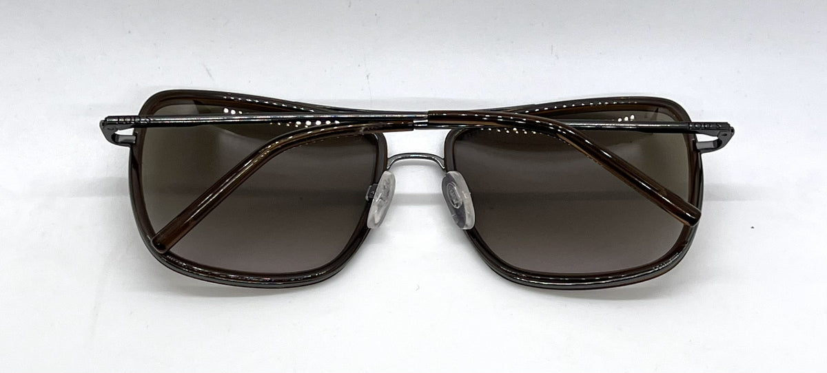 Tod's TO64 50F Brown Navigator Sunglasses-Brown Gradient Lenses-Unworn-Italy