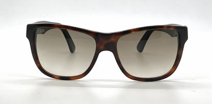 Tod's TO106 52F Tortoise Square Sunglasses-Brown Gradient Lenses-Unworn-Italy
