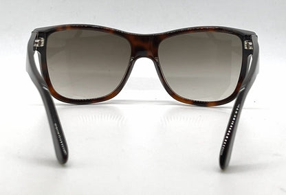 Tod's TO106 52F Tortoise Square Sunglasses-Brown Gradient Lenses-Unworn-Italy