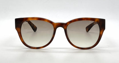 Tod's TO60 52F Tortoise Square Sunglasses-Light Brown Gradient Lenses-Unworn-Italy