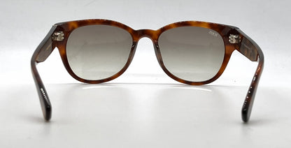 Tod's TO60 52F Tortoise Square Sunglasses-Light Brown Gradient Lenses-Unworn-Italy