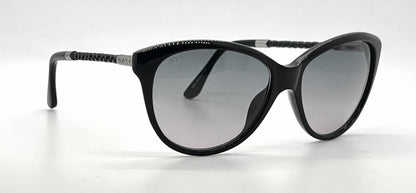 Tod's TO82 01B Black Cat Eye Sunglasses-Grey Gradient Lenses-Unworn-Italy