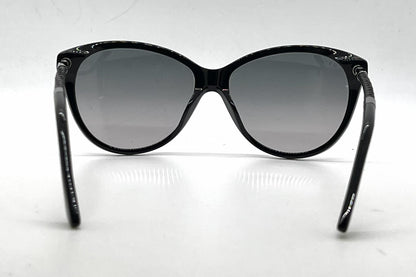 Tod's TO82 01B Black Cat Eye Sunglasses-Grey Gradient Lenses-Unworn-Italy