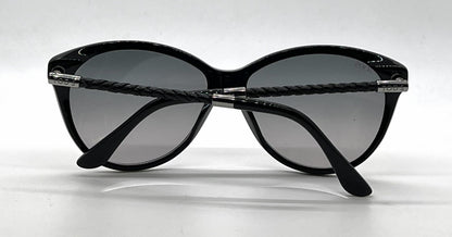 Tod's TO82 01B Black Cat Eye Sunglasses-Grey Gradient Lenses-Unworn-Italy