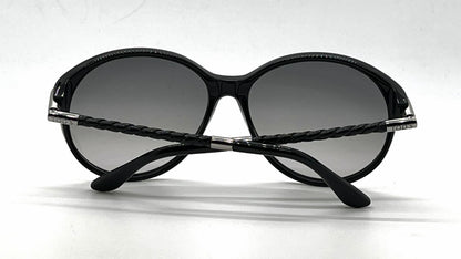 Tod's TO81 01B Black Round Sunglasses-Dark Grey Gradient Lenses-Unworn-Italy