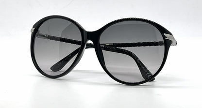 Tod's TO81 01B Black Round Sunglasses-Dark Grey Gradient Lenses-Unworn-Italy
