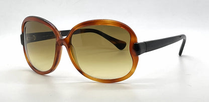 Tod's TO03 56F Translucent Tortoise / Black Butterfly Sunglasses-Brown Gradient Lenses-Unworn