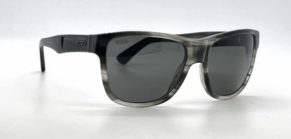 Tod's TO106 47E Black / Grey Marble Square Sunglasses-Dark Grey Lenses-Unworn-Italy