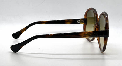 Tod's Translucent Brown Tortoise Oval Sunglasses-Brown Gradient Lenses-Unworn