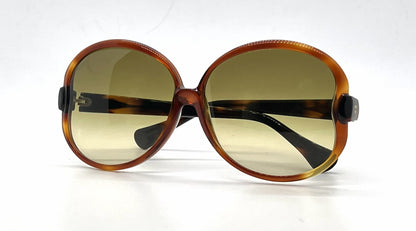 Tod's Translucent Brown Tortoise Oval Sunglasses-Brown Gradient Lenses-Unworn