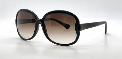Tod's TO03 05K Black / Tortoise Butterfly Sunglasses-Havana Gradient Lenses-Unworn