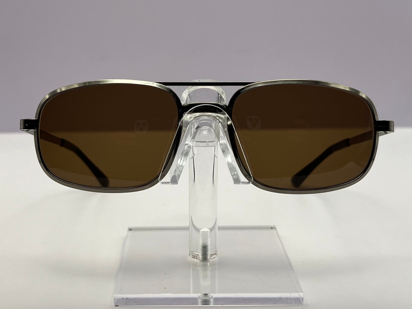 Vintage Deadstock - Double Bridge GUNMETAL FRAME-NEW Berko’s Designs Custom Lenses 56-20mm