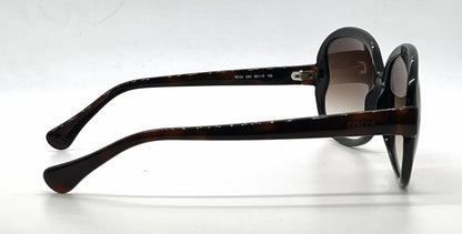 Tod's TO03 05K Black / Tortoise Butterfly Sunglasses-Havana Gradient Lenses-Unworn