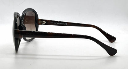Tod's TO03 05K Black / Tortoise Butterfly Sunglasses-Havana Gradient Lenses-Unworn
