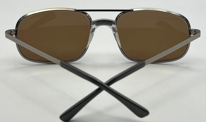 Vintage Deadstock - Double Bridge GUNMETAL FRAME-NEW Berko’s Designs Custom Lenses 56-20mm