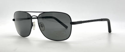 Tod's TO66 02A Black Aviator Sunglasses-Grey Lenses-Unworn-Italy
