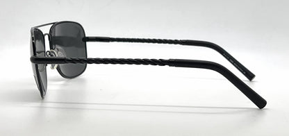 Tod's TO66 02A Black Aviator Sunglasses-Grey Lenses-Unworn-Italy