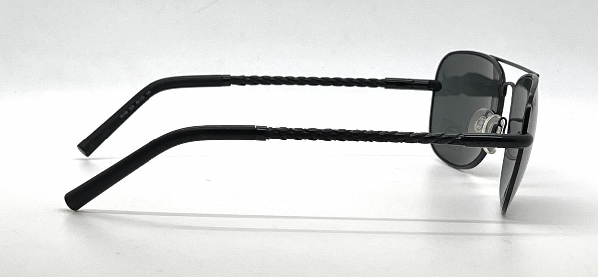 Tod's TO66 02A Black Aviator Sunglasses-Grey Lenses-Unworn-Italy
