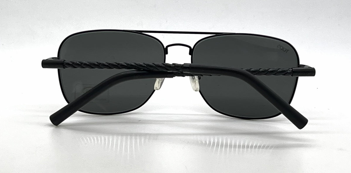 Tod's TO66 02A Black Aviator Sunglasses-Grey Lenses-Unworn-Italy