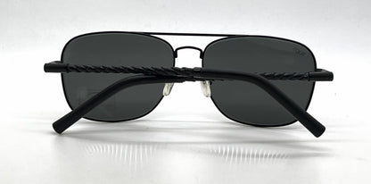 Tod's TO66 02A Black Aviator Sunglasses-Grey Lenses-Unworn-Italy