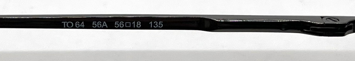 Tod's TO64 56A Dark Tortoise / Gunmetal Aviator Sunglasses-Grey Lenses-Unworn