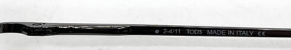 Tod's TO63 90B Matte Blue / Gunmetal Aviator Sunglasses-Grey Gradient Lenses-Unworn-Italy