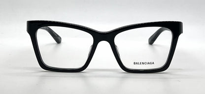 Balenciaga BB0210O 001 Black Acetate Eyeglasses-Unworn-Italy