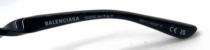 Balenciaga BB0210O 001 Black Acetate Eyeglasses-Unworn-Italy