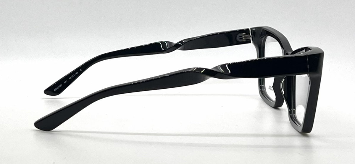 Balenciaga BB0210O 001 Black Acetate Eyeglasses-Unworn-Italy