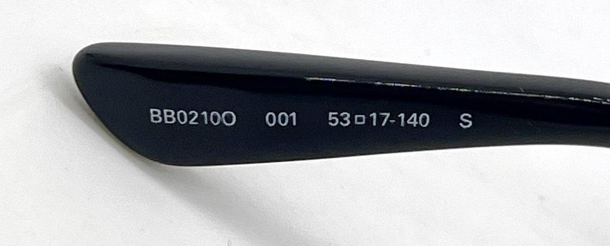 Balenciaga BB0210O 001 Black Acetate Eyeglasses-Unworn-Italy
