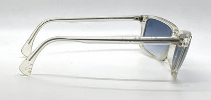 Alain Mikli A.M 89 700 Crystal Clear Rectangular Sunglasses-Blue Gradient Lenses-Unworn