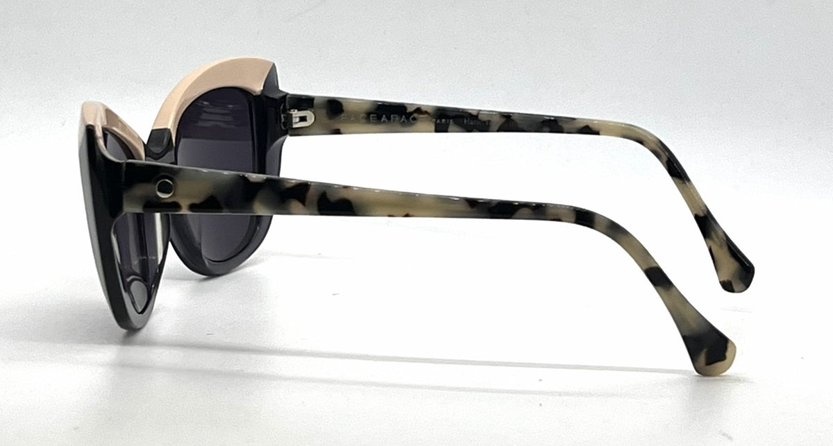 Face à Face SPICY 1 Peach / Blue Cat-Eye Vintage Sunglasses-Dark Grey Lenses-Unworn