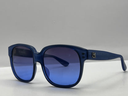 Vintage Emmanuelle Khanh 8080 85-Truculent Caribbean Blue Frame-with Brand New Custom “Berkos Designs” Gradient Lenses