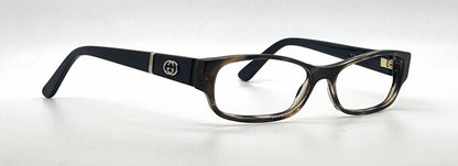 Gucci GG3201 Z9Y Square Vintage Optical Frame-Havana Blue-Demo Lens-Unworn