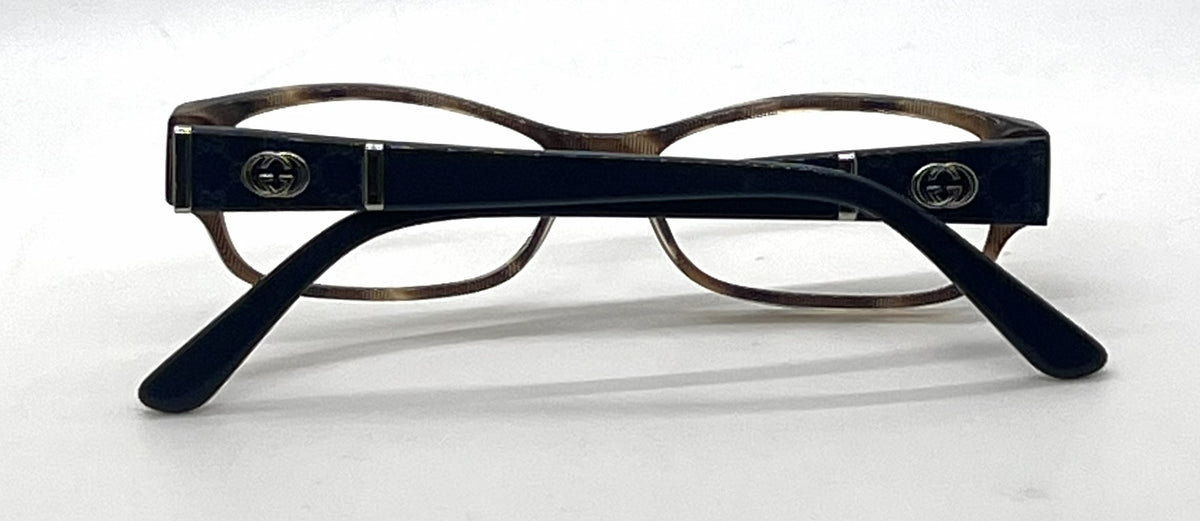 Gucci GG3201 Z9Y Square Vintage Optical Frame-Havana Blue-Demo Lens-Unworn