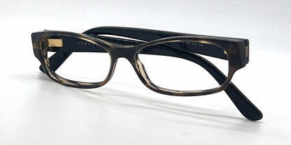 Gucci GG3201 Z9Y Square Vintage Optical Frame-Havana Blue-Demo Lens-Unworn