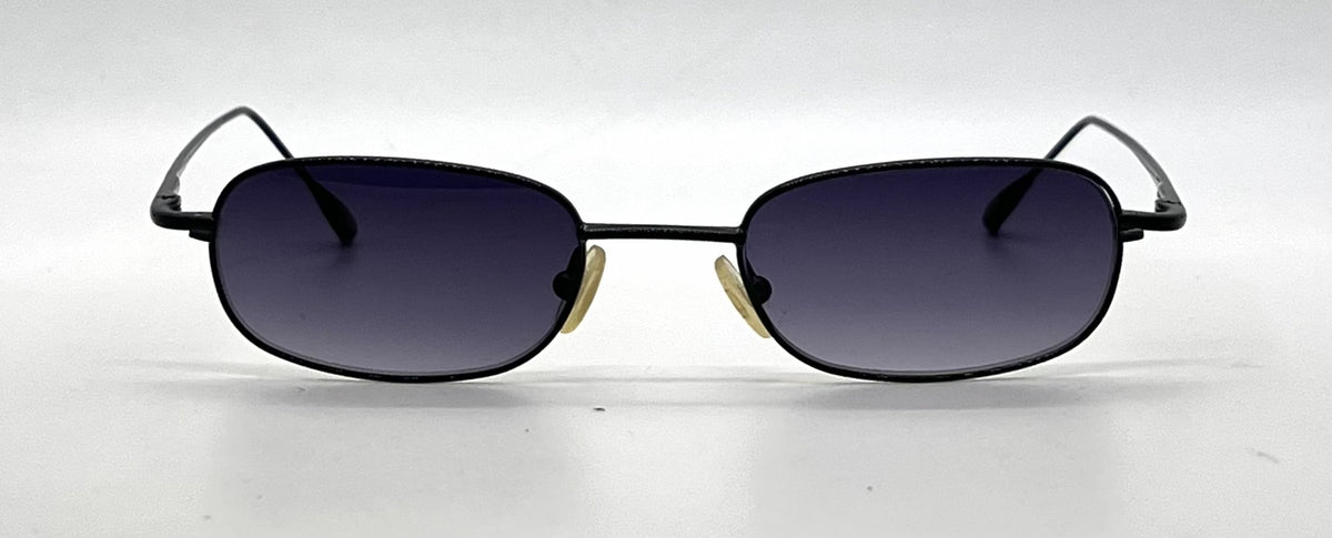 Polo Ralph Lauren 368 Black Gunmetal Sunglasses-Custom Black Gradient Lenses-Unworn