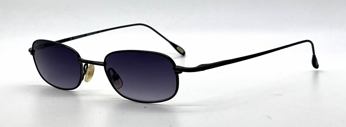 Polo Ralph Lauren 368 Black Gunmetal Sunglasses-Custom Black Gradient Lenses-Unworn