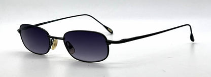 Polo Ralph Lauren 368 Black Gunmetal Sunglasses-Custom Black Gradient Lenses-Unworn