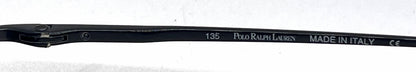 Polo Ralph Lauren 368 Black Gunmetal Sunglasses-Custom Black Gradient Lenses-Unworn