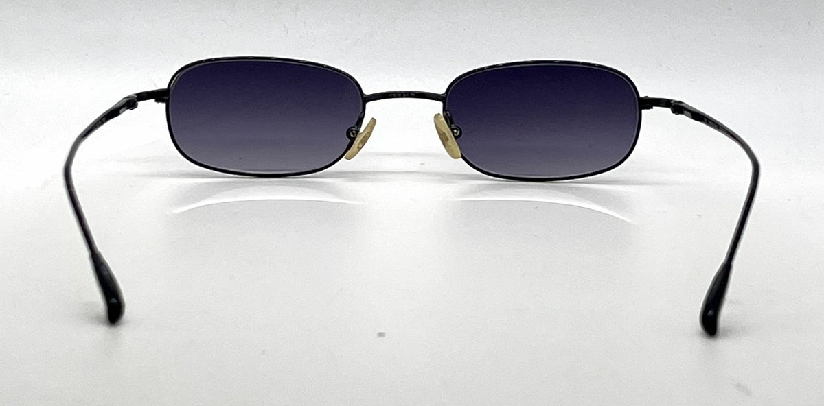 Polo Ralph Lauren 368 Black Gunmetal Sunglasses-Custom Black Gradient Lenses-Unworn