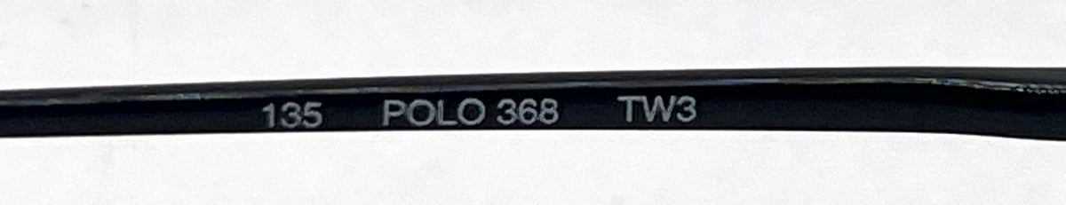 Polo Ralph Lauren 368 Black Gunmetal Sunglasses-Custom Black Gradient Lenses-Unworn